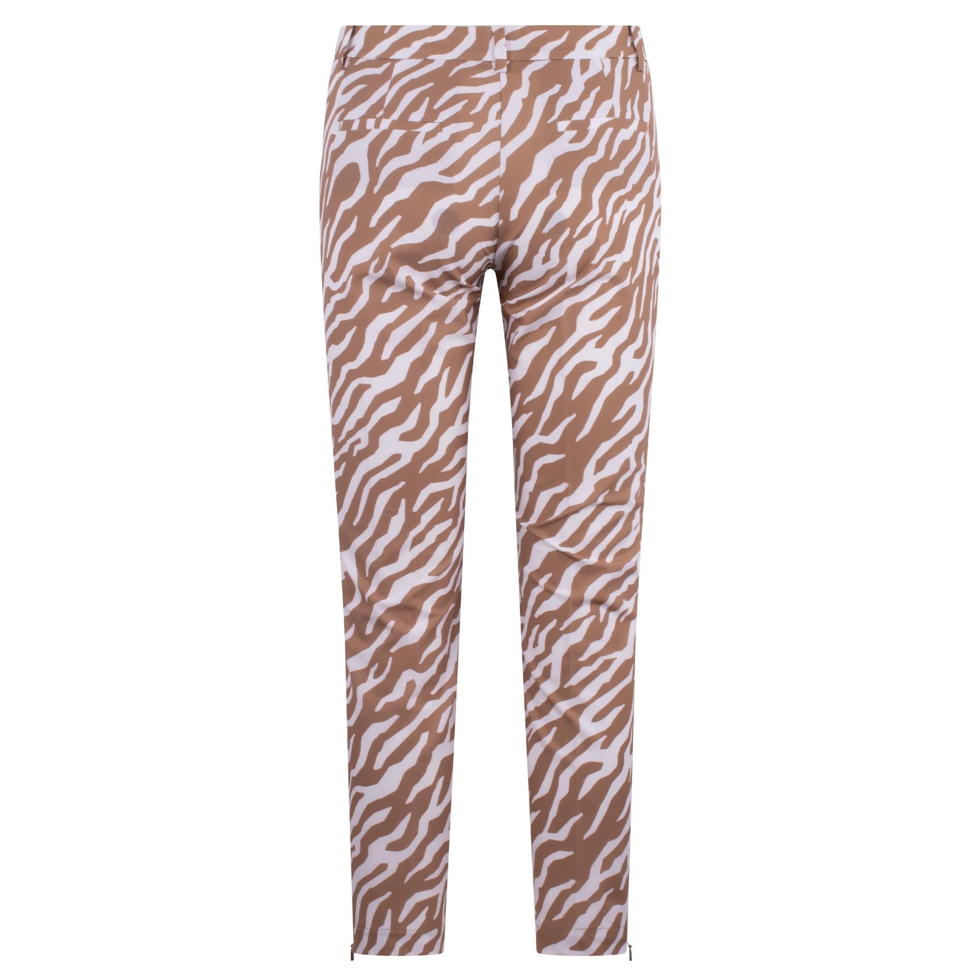 J Lindeberg Pia Print Ladies Golf Pant Tour Tiger Tigers Eye